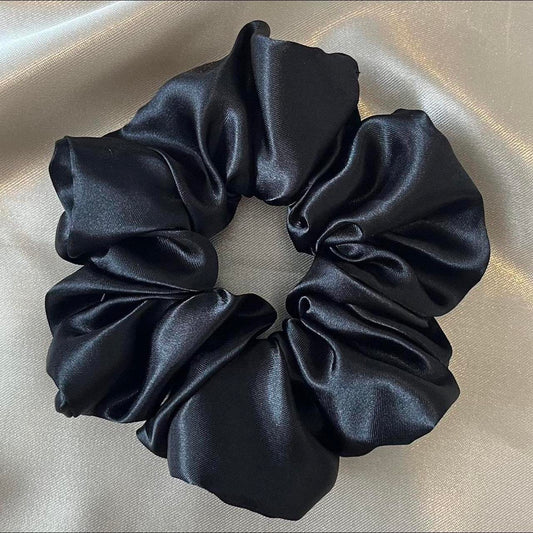 Black large scrunchie