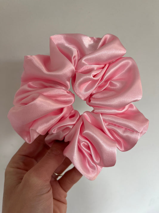 Baby pink large scrunchie